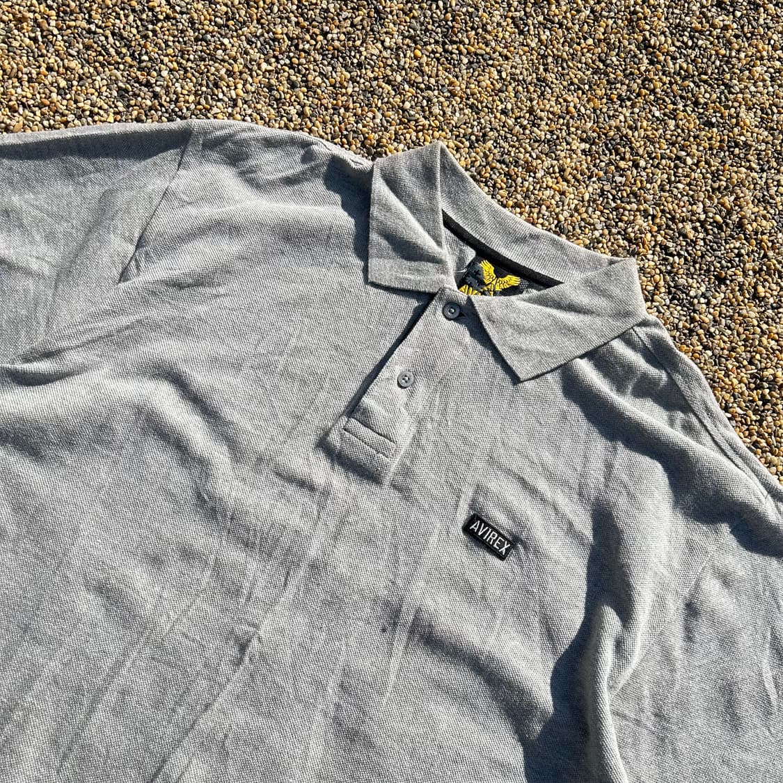아비렉스 그레이 포켓 반팔 카라티 상품이미지2