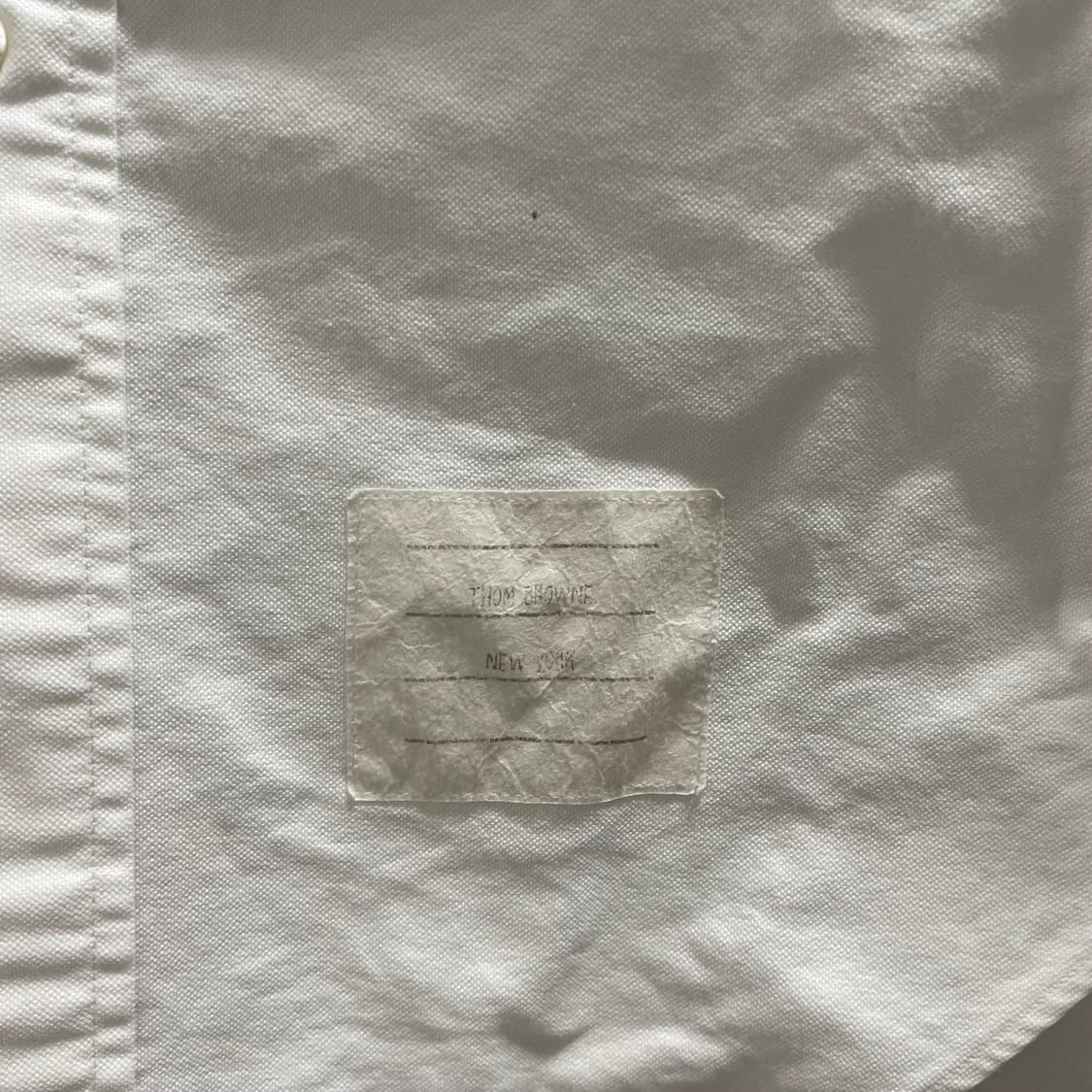 톰브라운/ 트리콜로 화이트 셔츠/ 1 상품이미지7