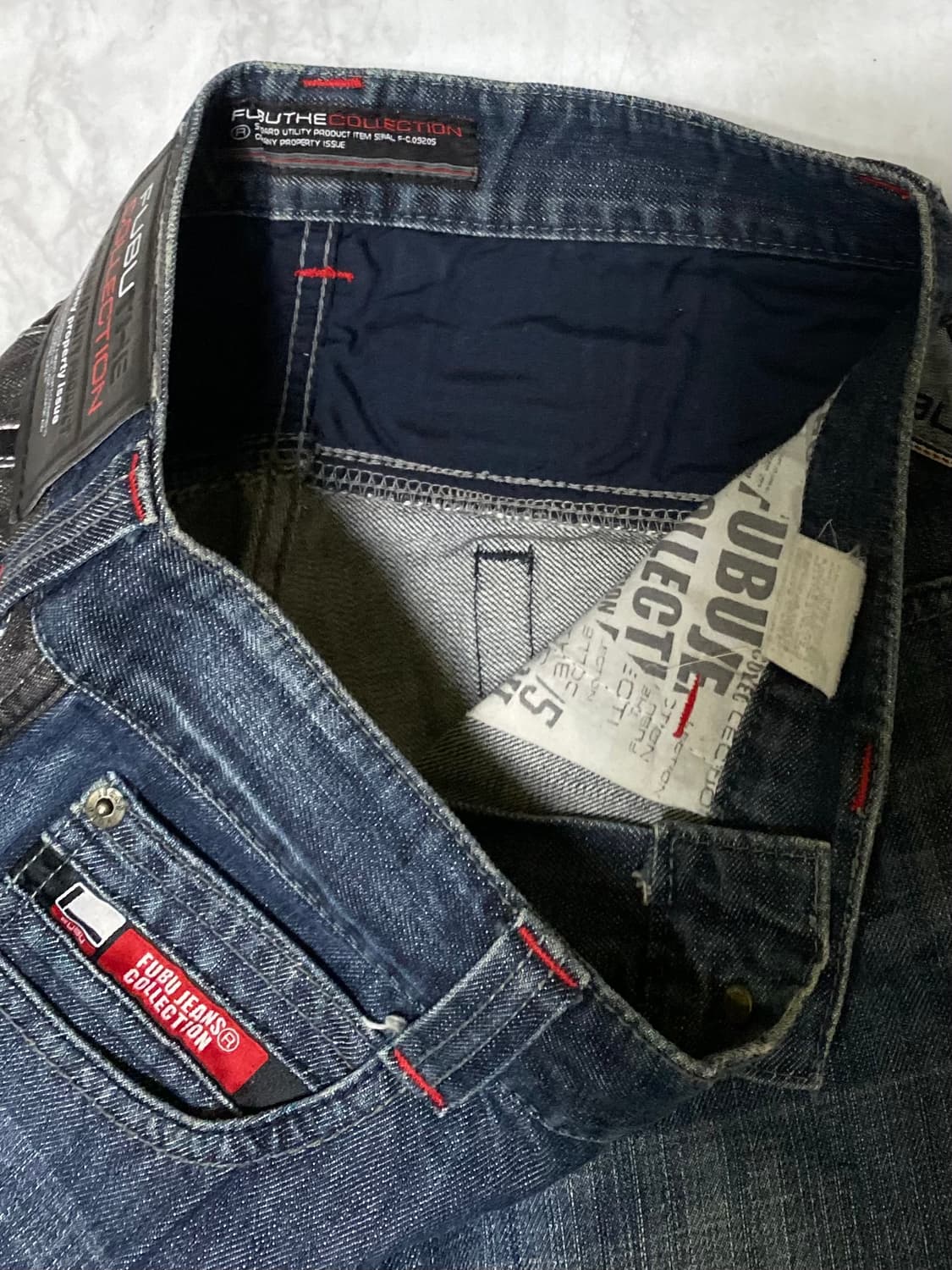 FUBU 푸부 올드스쿨 데님 힙합 바지 30인치 상품이미지5