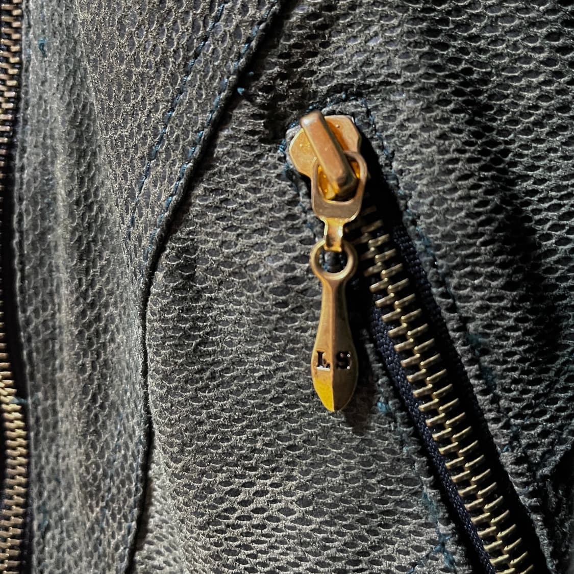  90s 이태리 메이드 라이더 자켓 파이톤 엠보싱 상품이미지6