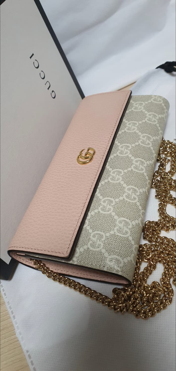 구찌 마몬트 크로스/크로스백/장지갑 새상품급 정품(감정O) 상품이미지2