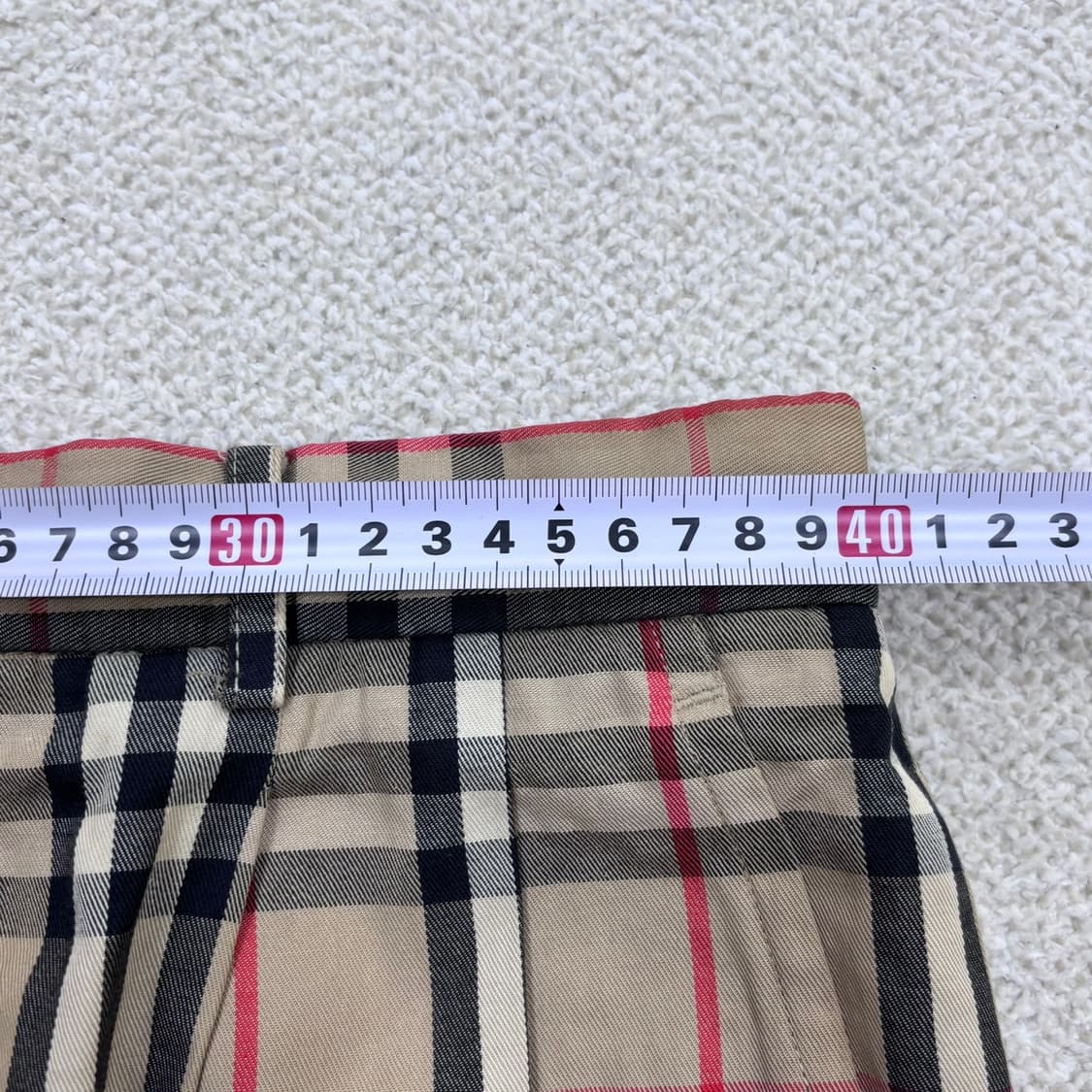 36 버버리 골프 체크 패턴 팬츠 0331E 상품이미지7