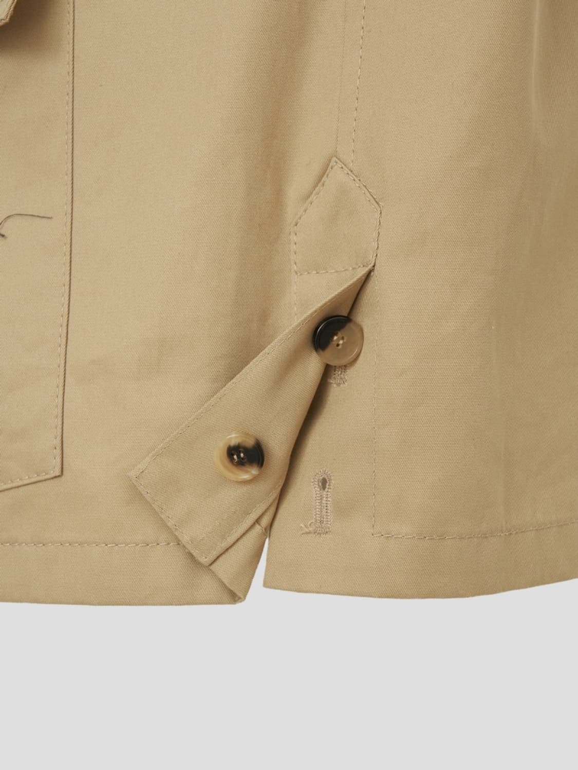 [할인] 렉토 24S/S 매트 코튼 멀티포켓셔츠 베이지 상품이미지5
