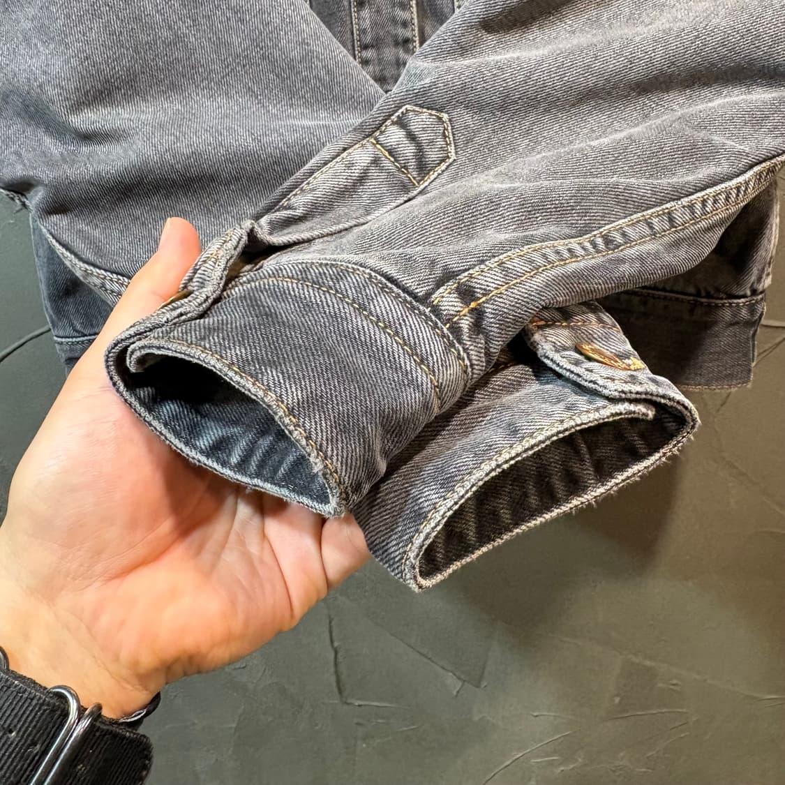 [36] ISABEL MARANT 이자벨 마랑 데님 쉐르파 자켓 상품이미지3