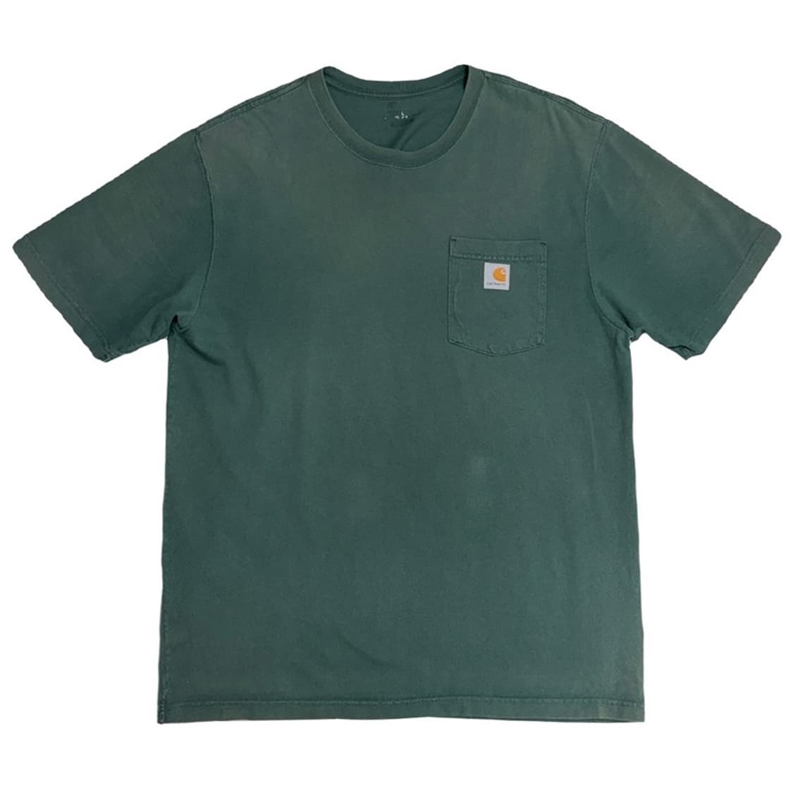 CARHARTT 오리지널 핏 포켓 반팔티 그린 L 상품이미지1