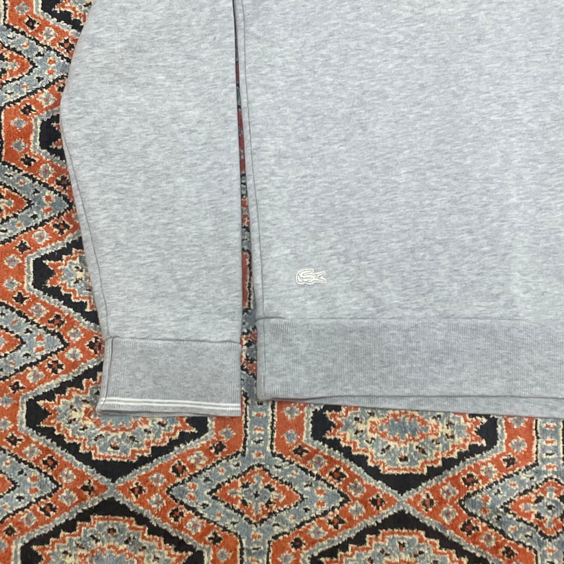 라코스테 페어플레이 프린팅 그레이 기모 맨투맨 여성M 상품이미지2