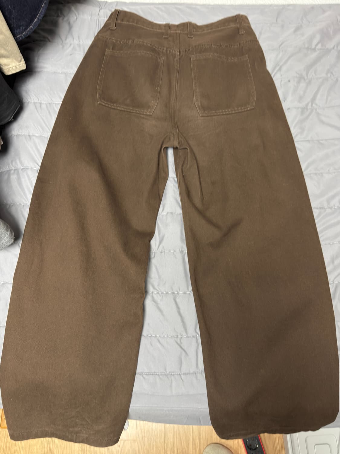 밀로 아카이브 리플렉트 커브드 팬츠 브라운 L 상품이미지1