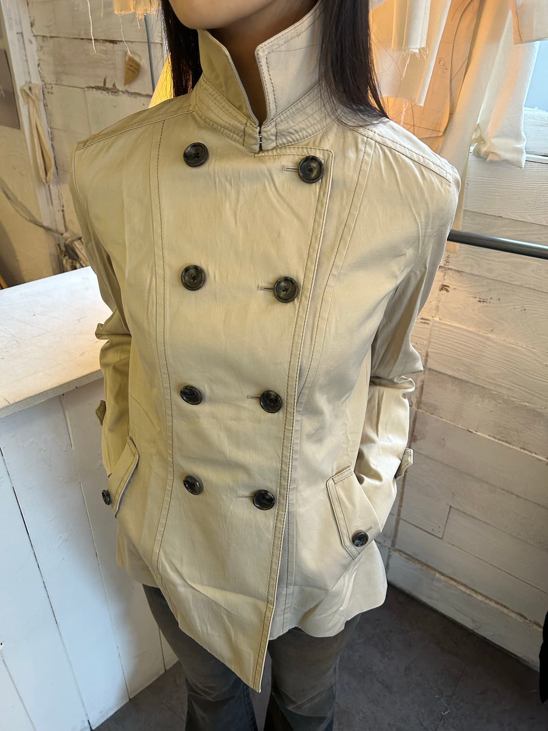 J press 더블 미디코트 상품이미지2