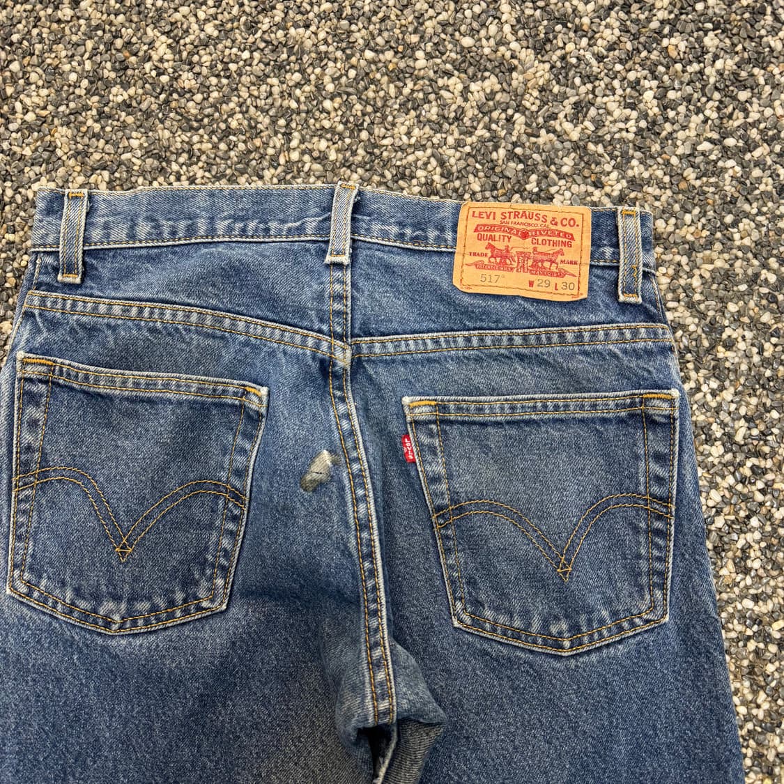 리바이스 517 러프 에이징 부츠컷 데님 (30)   상품이미지5