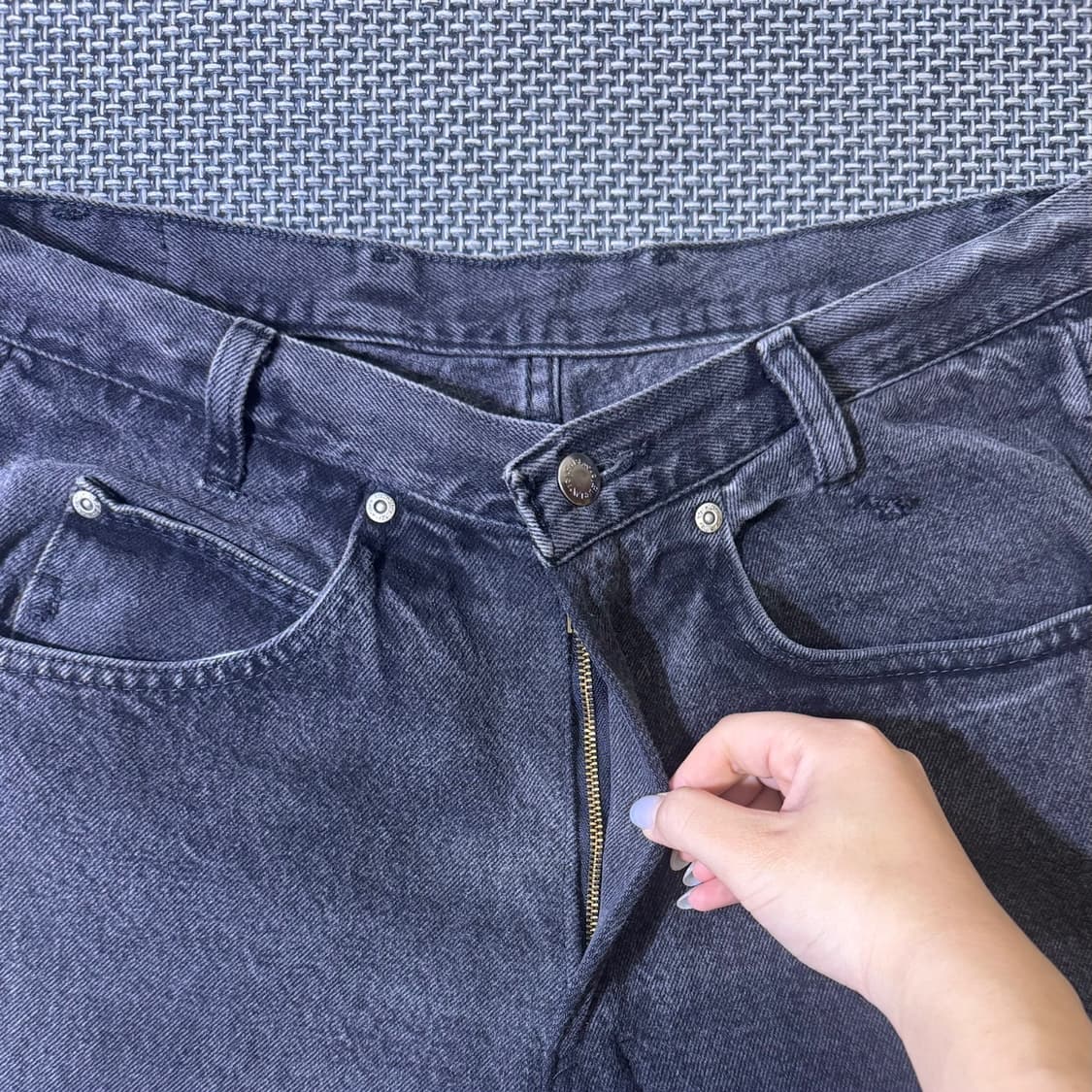 Wrangler 블랙 하프 데님(34/kold_7877) 상품이미지3