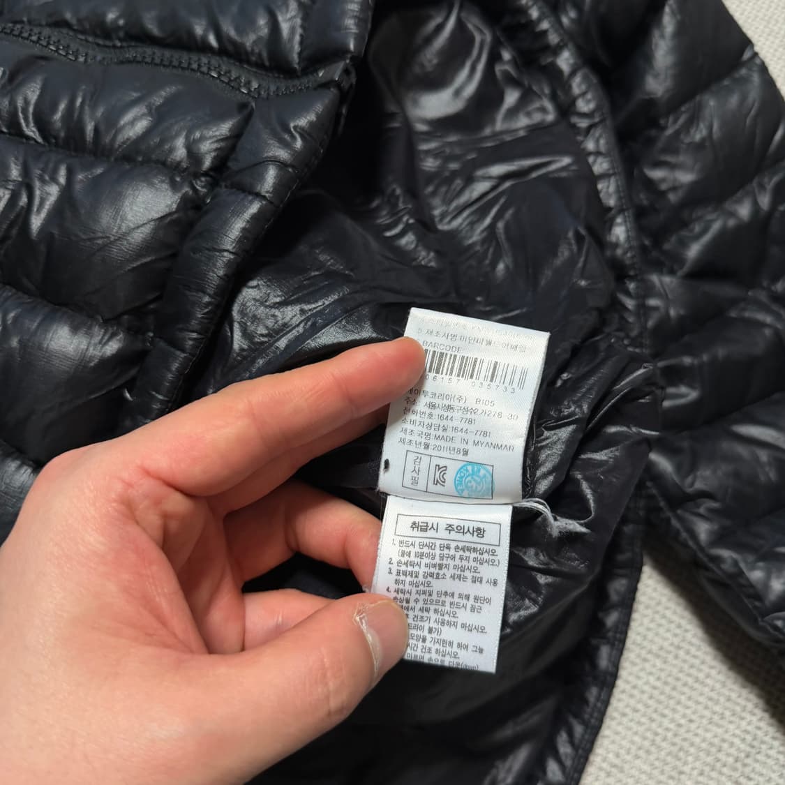 K2 800필 경량패딩 자켓 (팔 탈부착 가능) 상품이미지8