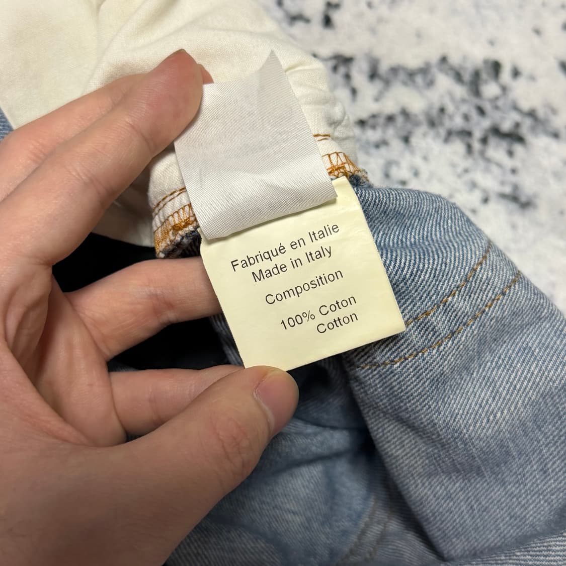 발망 데카르넹 11aw 페인트 데님팬츠 30 상품이미지7