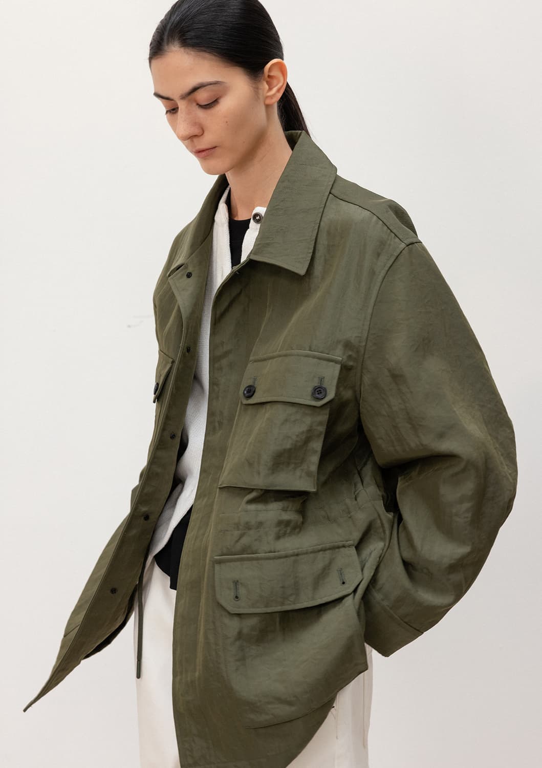 Luster Safari Jacket 판매합니다 상품이미지2