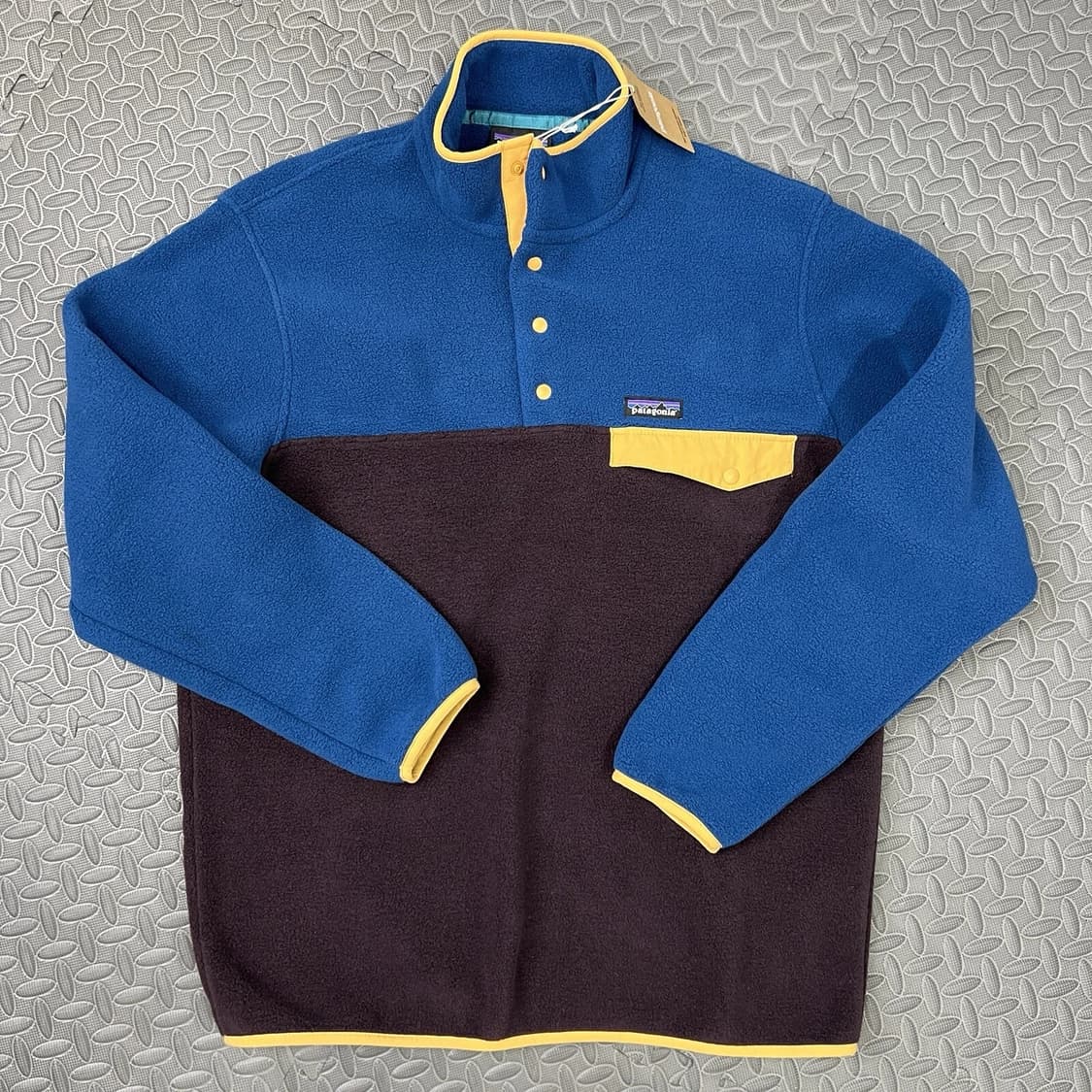 10s 파타고니아 신칠라 스냅-T 블루/브라운 상품이미지1
