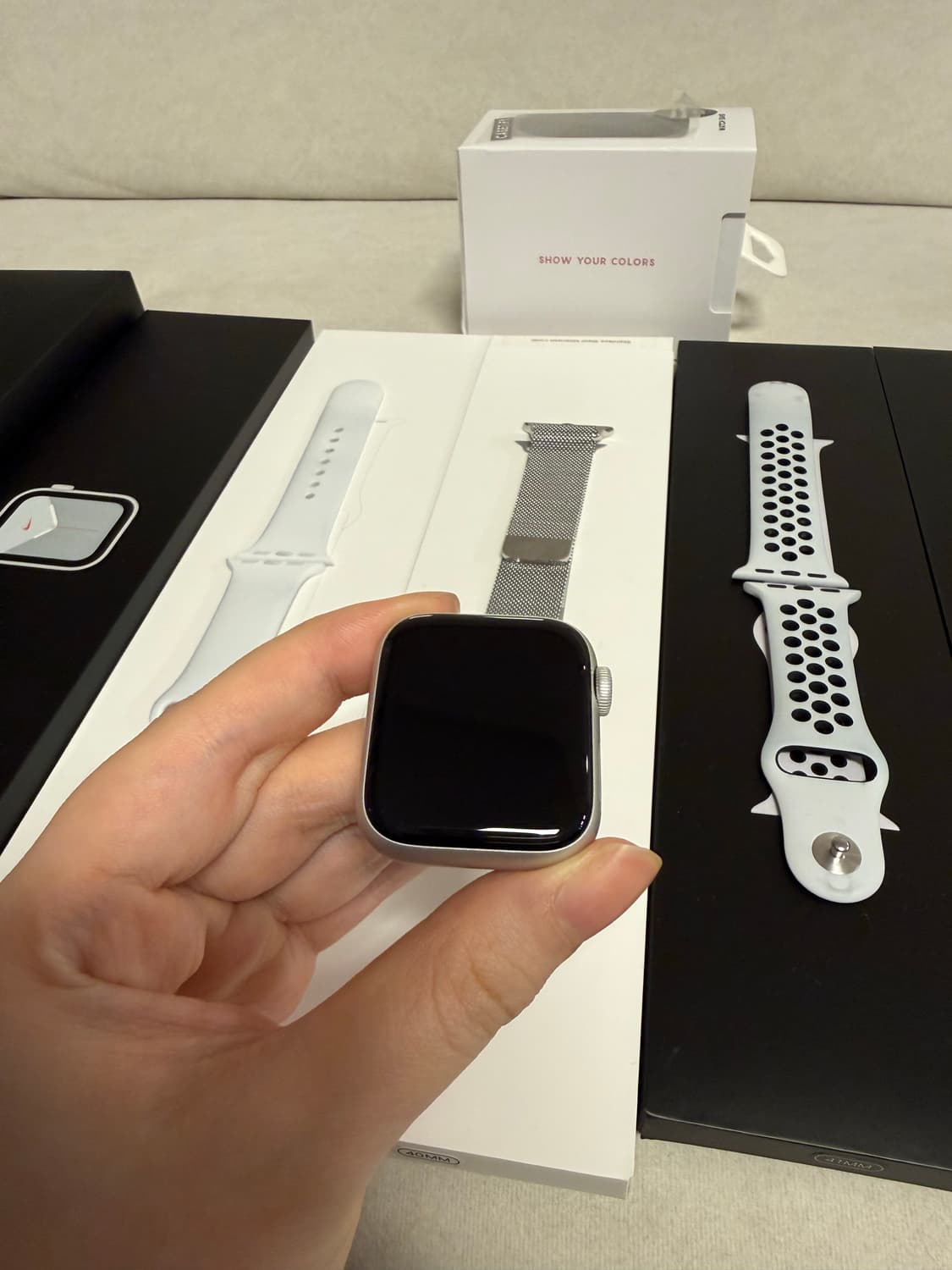 애플워치 나이키 se 1 실버 40mm 셀룰러 (정품스트랩 밴드) 상품이미지2