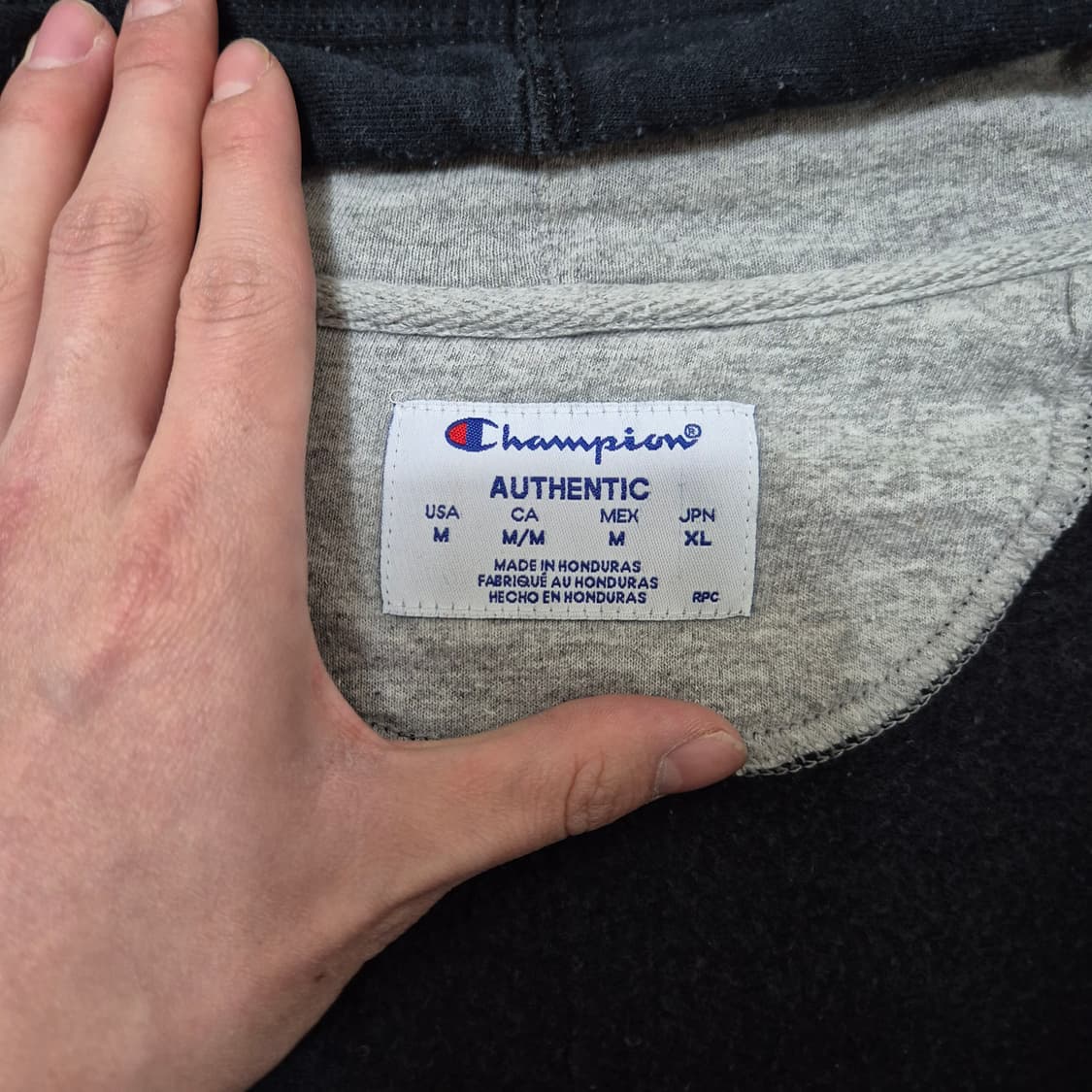 챔피온 어센틱 남성 후드집업  상품이미지6