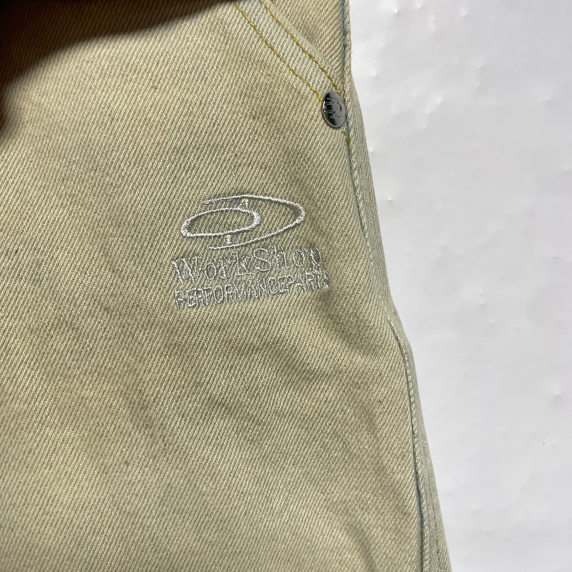 트래블 밀 데님 리벳 벌룬 팬츠 블리치드 블루 상품이미지2