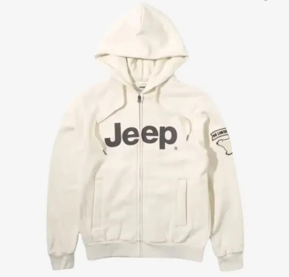 지프 아이보리 폴라베어 후드집업 상품이미지1
