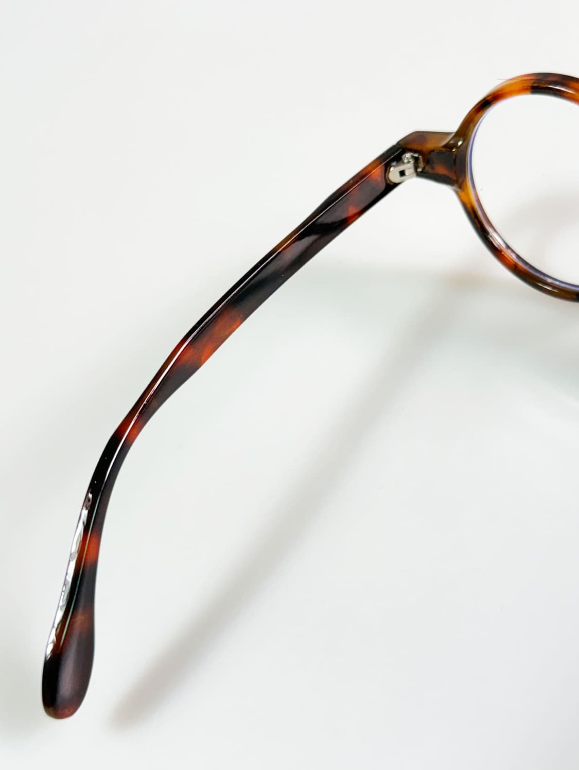 볼드 라운드 토터스쉘 프레임 빈티지 안경 상품이미지7