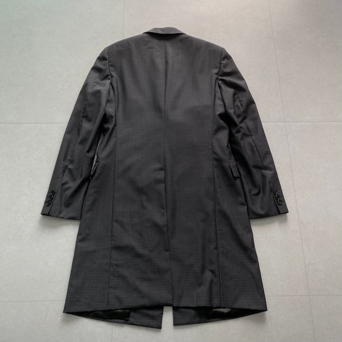 [50] 프라다 04SS 울 실크 자카드 코트 상품이미지2