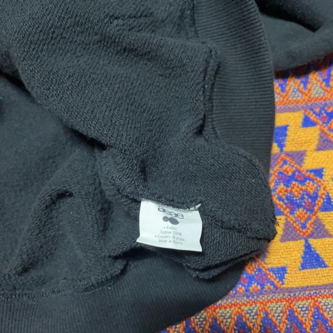 [95] aeae 에이이에이이 웹로고 프린팅 후드티 상품이미지4