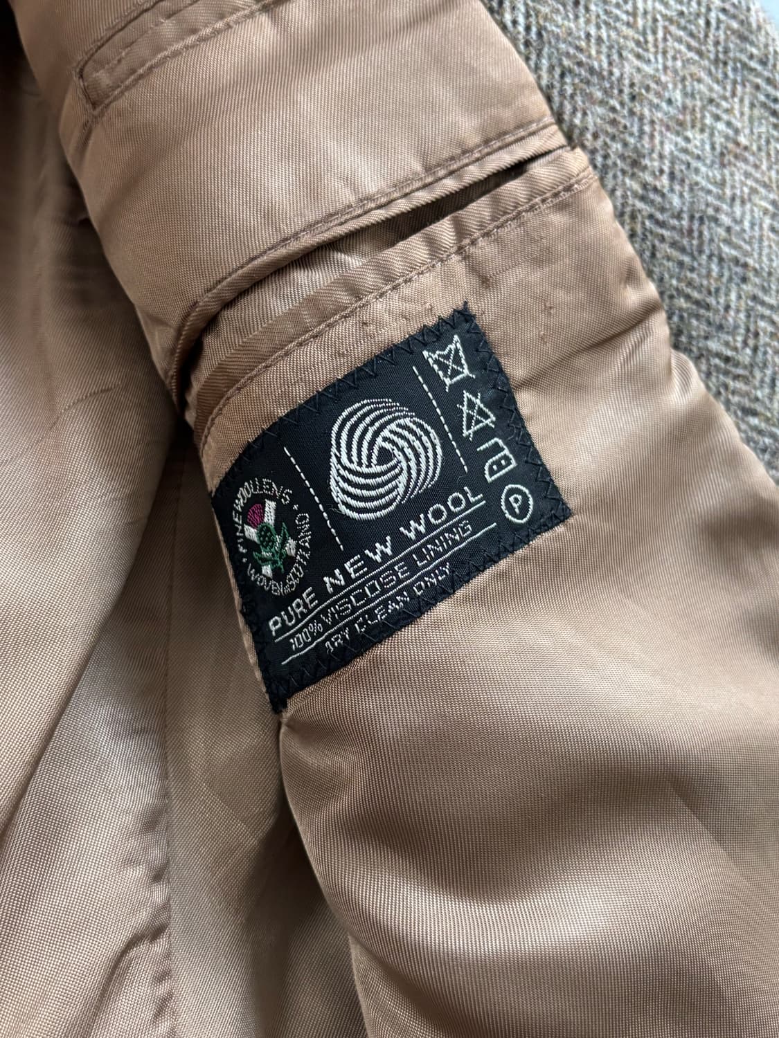 Burberry 버버리 브라운 헤링본 블레이져 자켓 상품이미지6