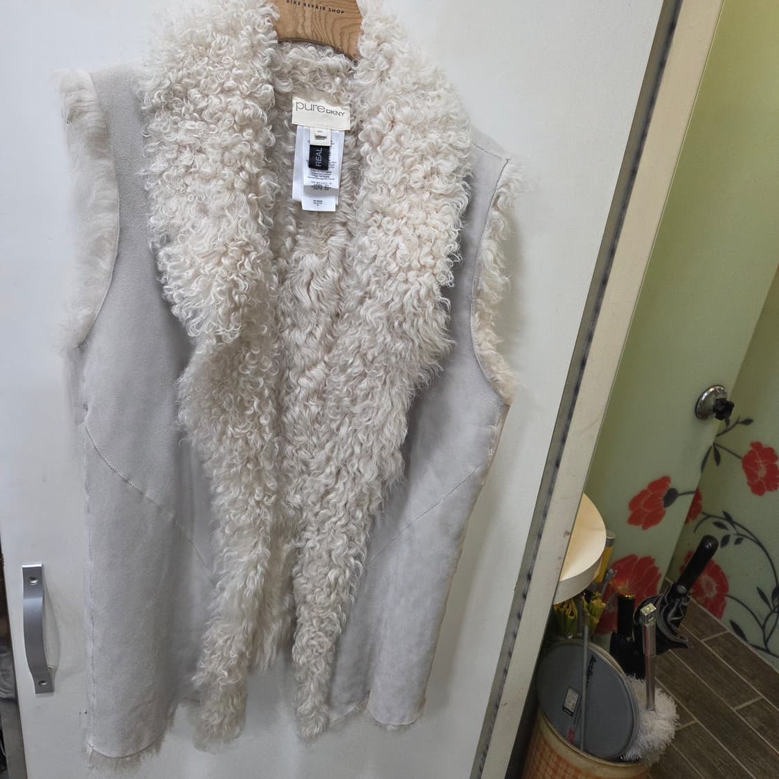 DKNY 리얼 무스탕 베스트 상품이미지1