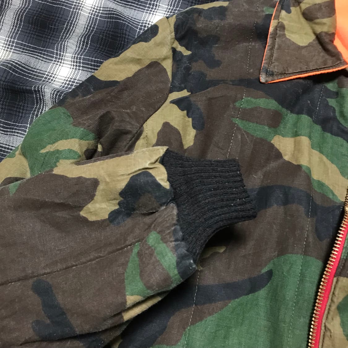 Used 재팬 빈티지 우드랜드 아미카모 리버시블 양면 파카 상품이미지4