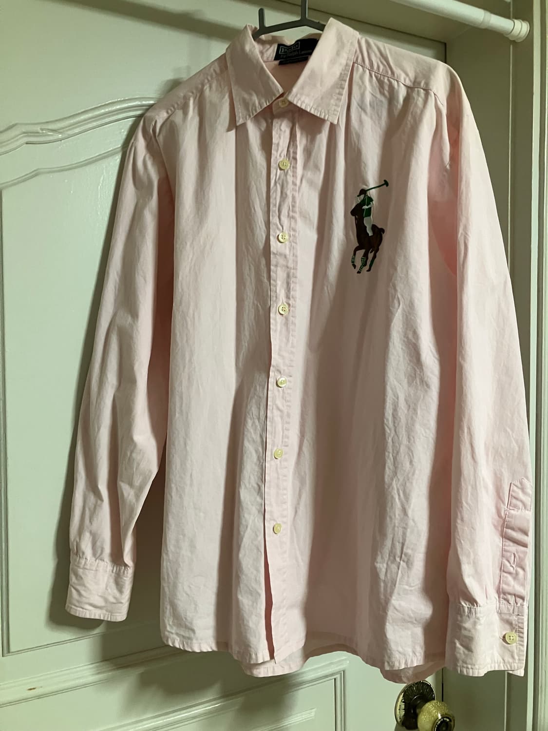 폴로 빅포니 핑크 셔츠 상품이미지1