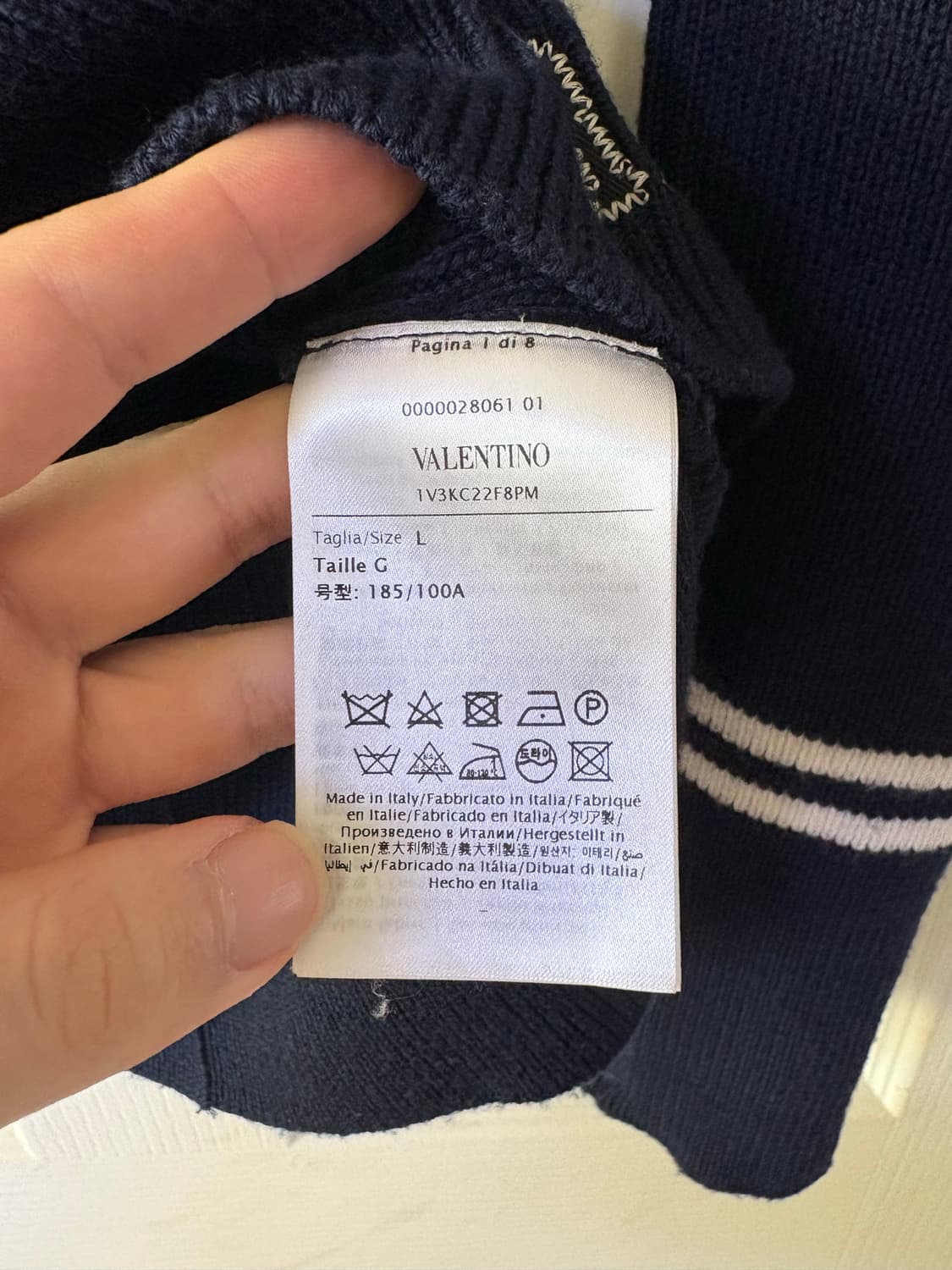 VALENTINO 발렌티노 니트 100% 정품 상품이미지4