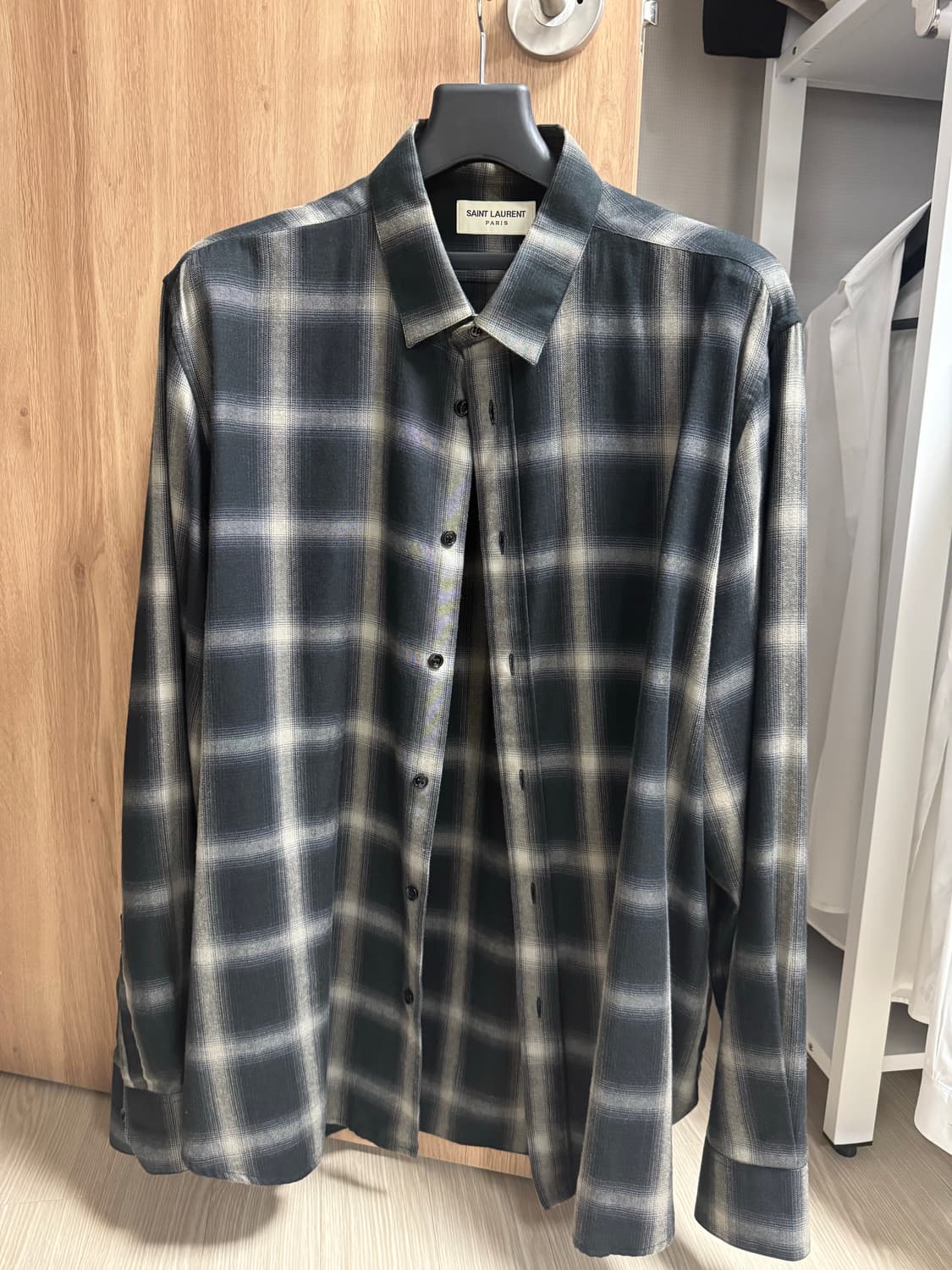 생로랑 플란넬 셔츠 42 상품이미지1