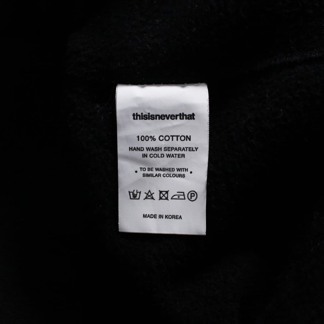 thisisneverthat® 디네뎃 블랙 기모 후드티 상품이미지7