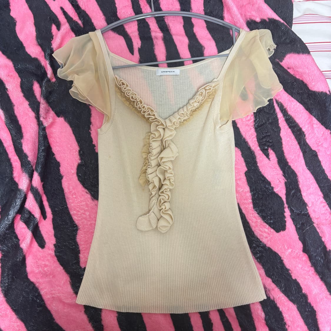 빈티지 갸루 반팔 상품이미지2