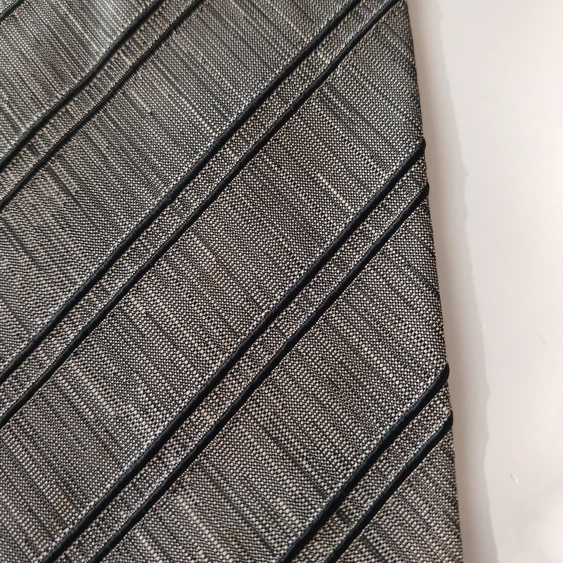 아쿠아스큐텀 실크 그레이 스트라이프 넥타이 9.5cm A등급 A18862 상품이미지8