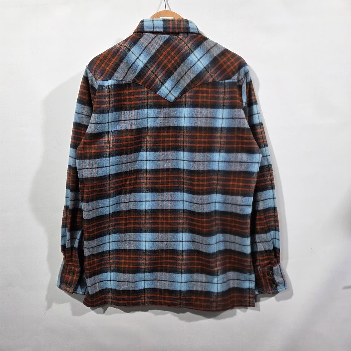 [Lee] 리 웨스턴 블루 체크 플란넬 셔츠 상품이미지2