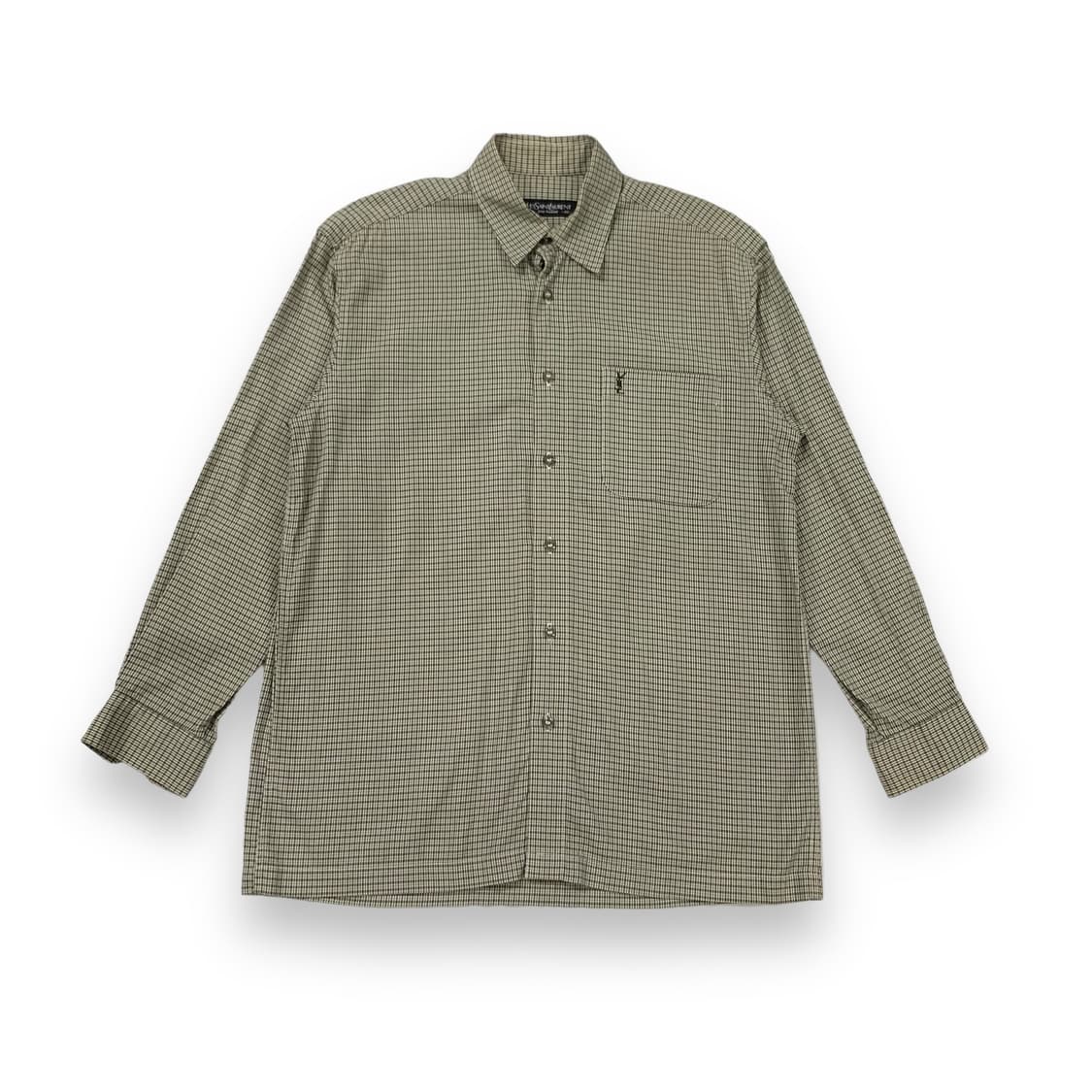 입생로랑 체크 셔츠 상품이미지1