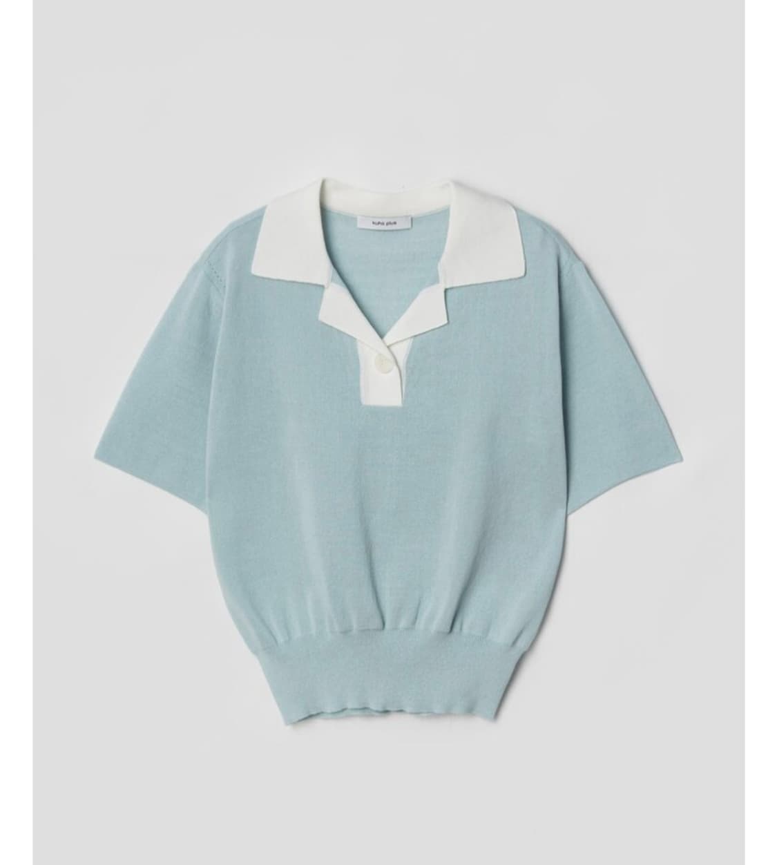 구호플러스 반팔 니트 (안소희 착용) 상품이미지2