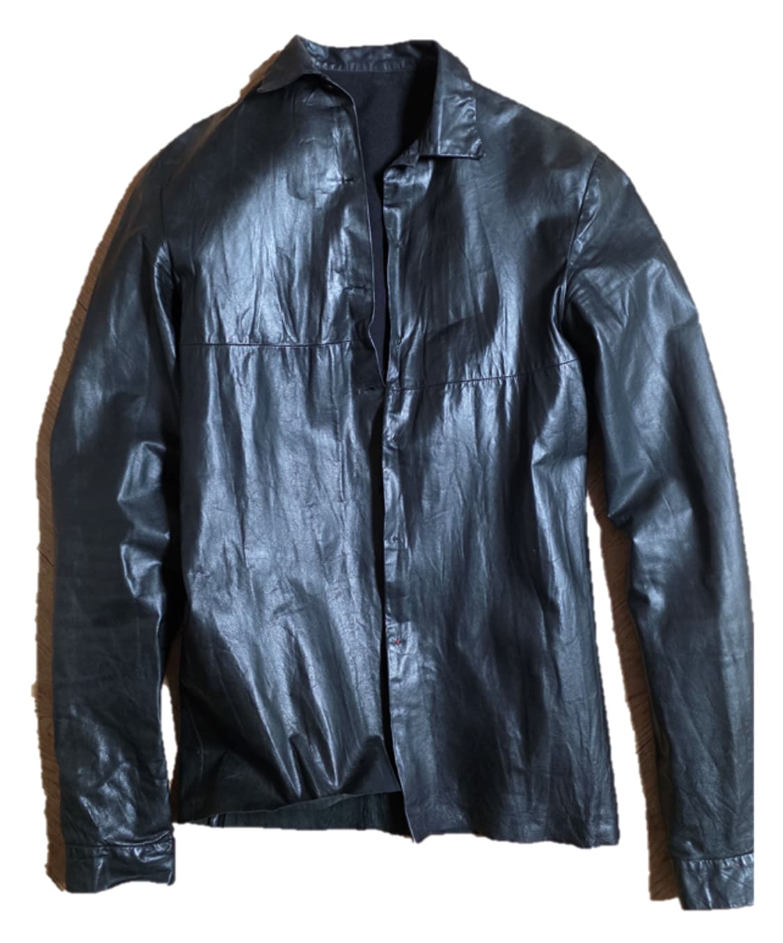 MA+ maurizio amadei 엠에이크로스 leather shirt 상품이미지1