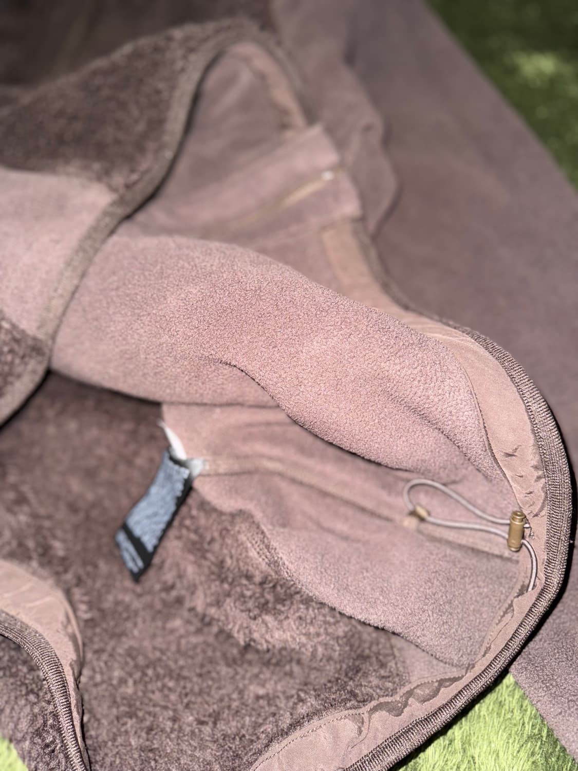 [XL] 유니클로 X 화이트 마운티니어링 플리스 풀 집 자켓 브라운 상품이미지6