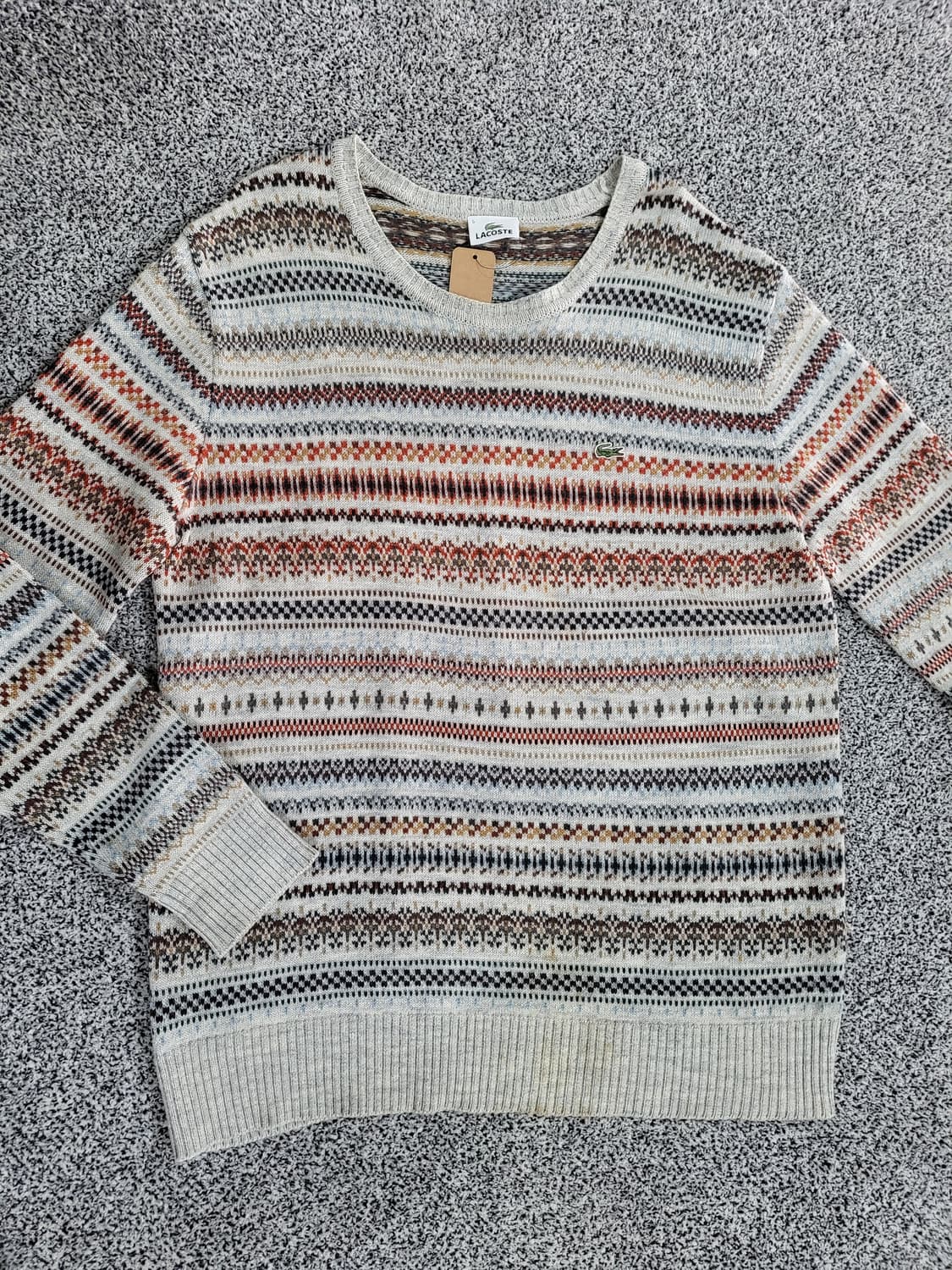 라코스테 패턴 니트 상품이미지1