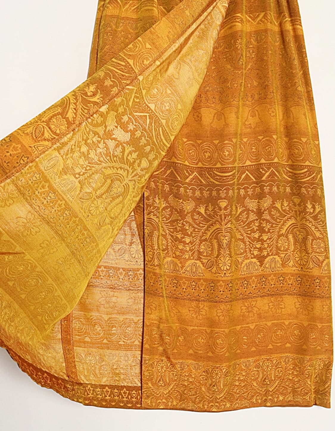 alain manoukian Satin Pattern Wrap Skirt 상품이미지6