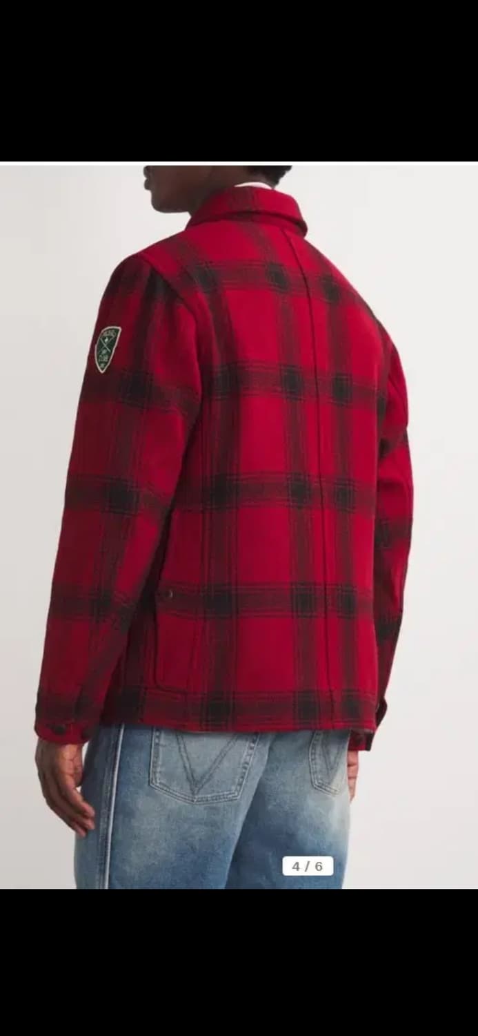 랄프로렌 폴로 버팔로 스키 패치 울 유틸리티 자켓 XL 상품이미지2