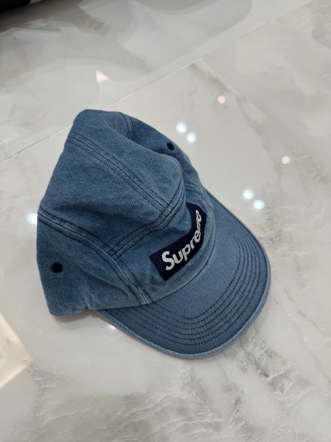 Supreme 데님 캡 상품이미지1