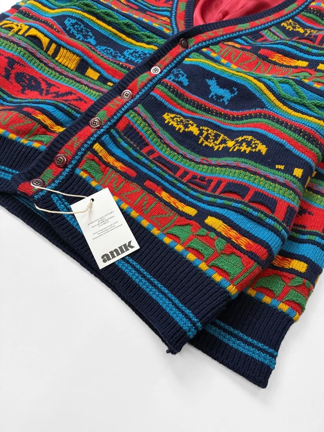 스노위피크 90s 울 케이블 패턴 니트 가디건 PN5100 상품이미지3