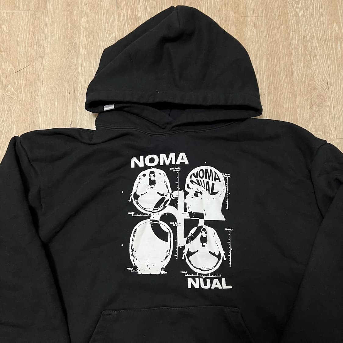 노매뉴얼 프린팅 후드티 XL  상품이미지2