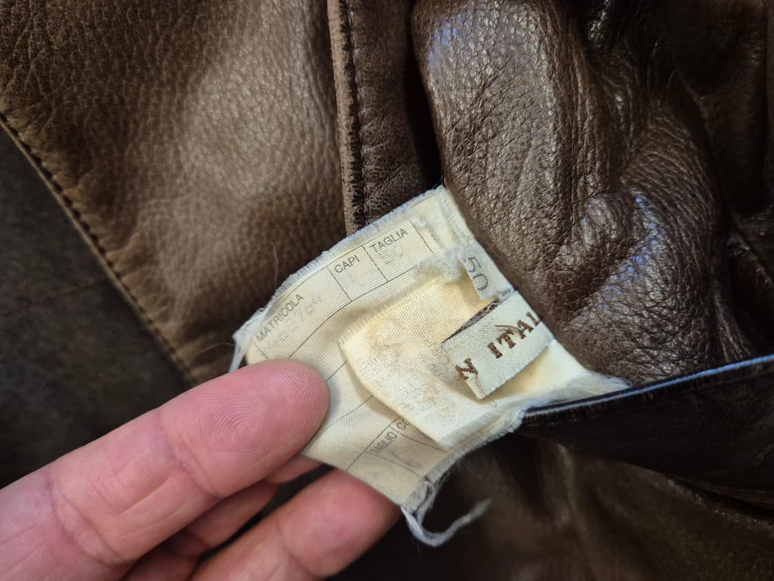 90s CRISTIANO di THIENE 양가죽 자켓 상품이미지9