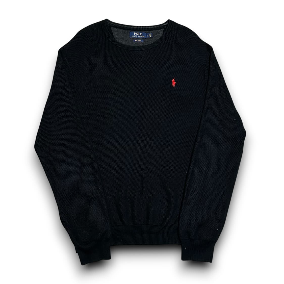 Polo Ralph Lauren 피마코튼 블랙 니트 상품이미지1