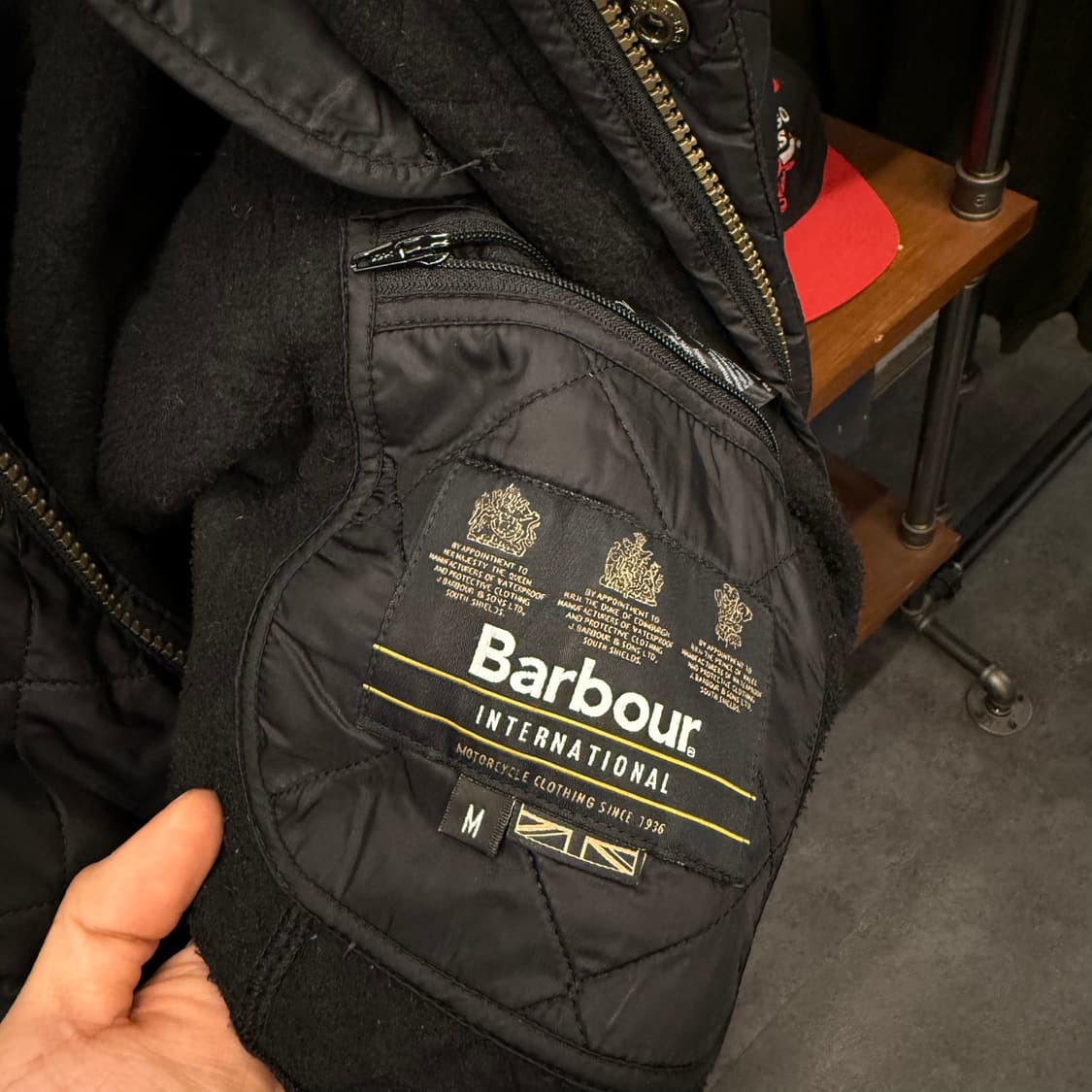 바버 인터네셔널 아리엘 폴라 퀼팅 자켓 상품이미지8