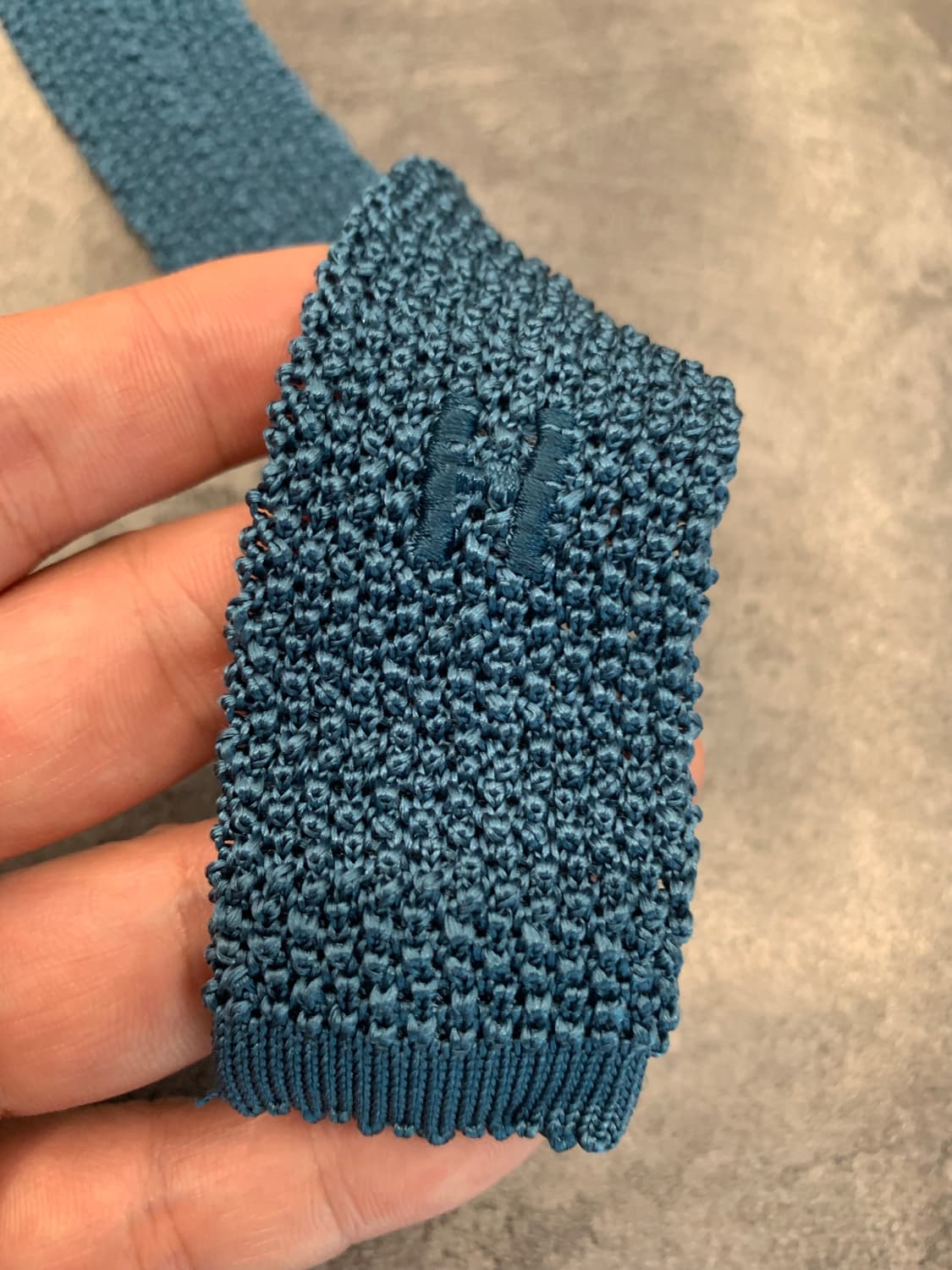 HERMES 에르메스 트리콧 니트 타이(실크) 상품이미지10