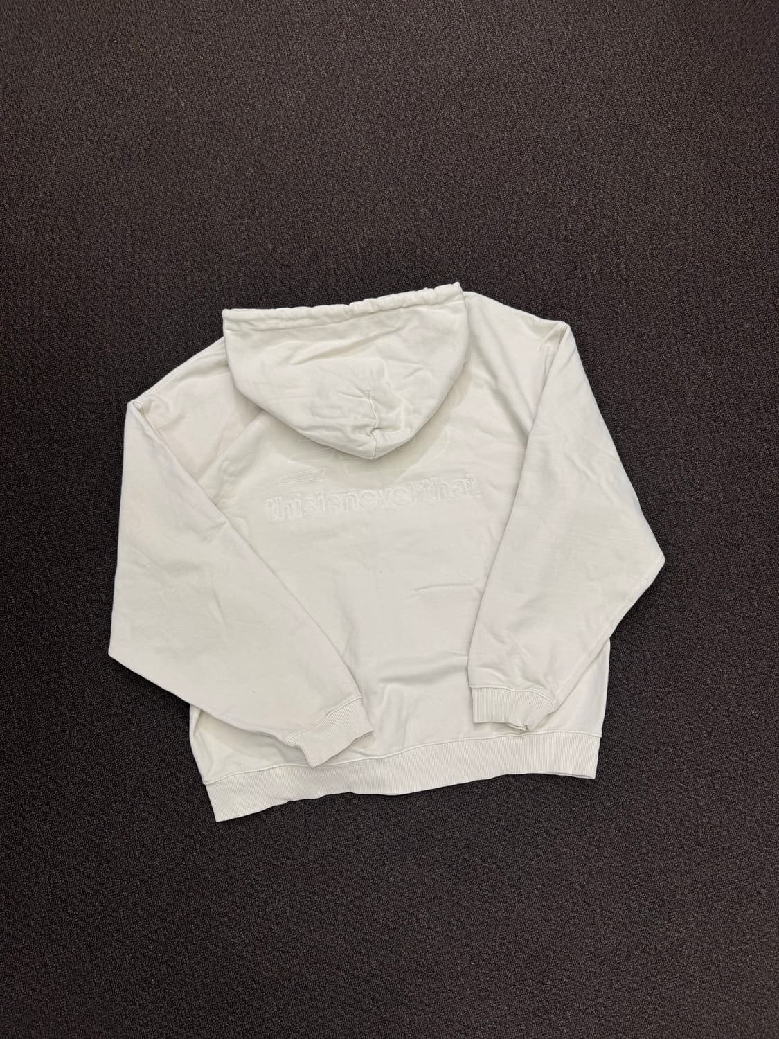 XL)뉴발란스x디네댓 빈티지 아이보리 후드집업 상품이미지5